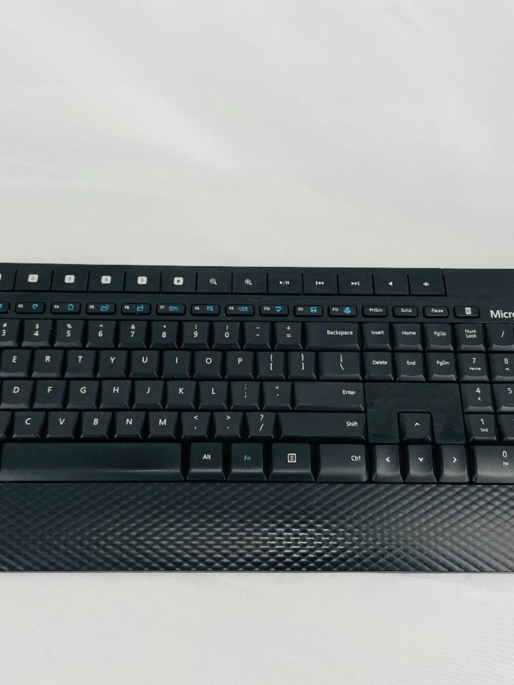 Vintage Microsoft Wireless Keyboard Black Computer Accessory
